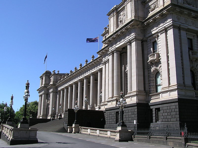 Victorian Parliament. Image: Donaldytong