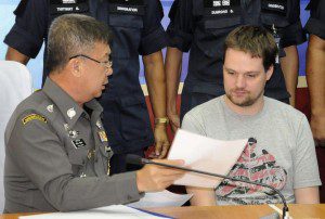 Co-founder of The Pirate Bay, Swede Hans Fredrik Lennart Neij, was arrested in Nong Khai province, Thailand, earlier this month. Image: EPA/STR THAILAND OUT