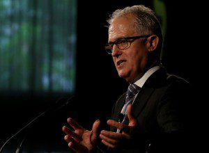 Communications Minister Malcolm Turnbull looks set to introduce laws favouring US content providers. Image: AAP/ Nikki Short